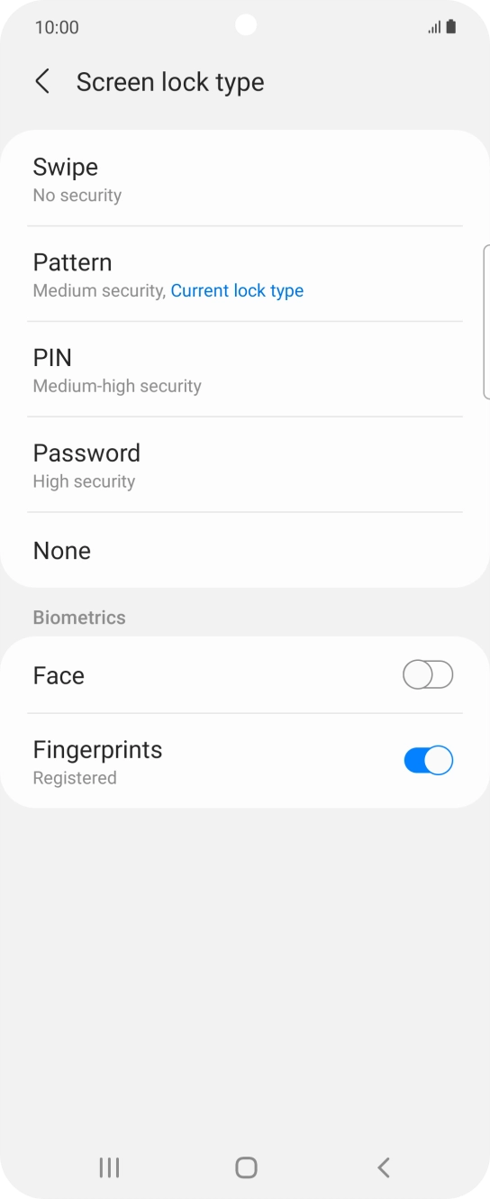 Press None. Press None.