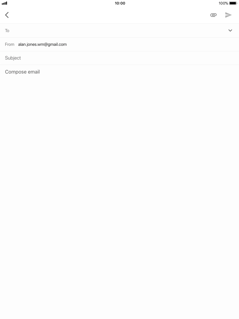 Press To and key in the first letters of the recipient's name.