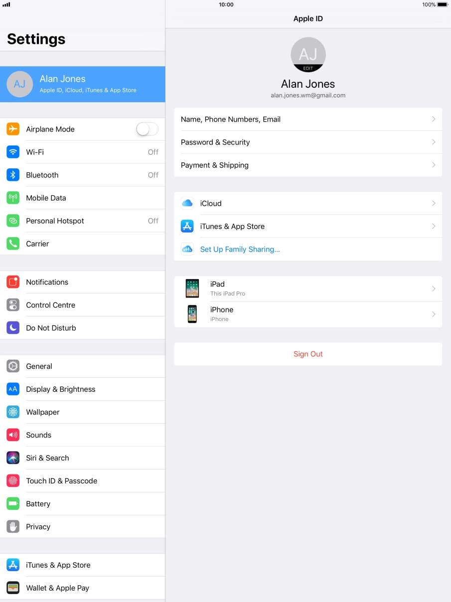 Press the Home key to return to the home screen.