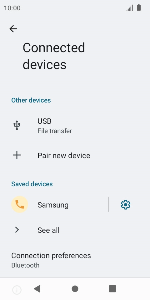 Press the Home key to return to the home screen.