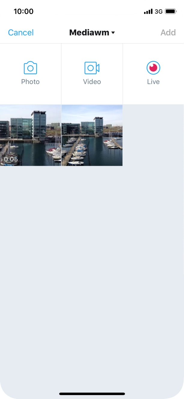 Press the required picture.