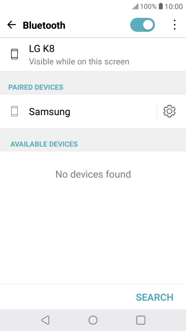 Press the Home key to return to the home screen.