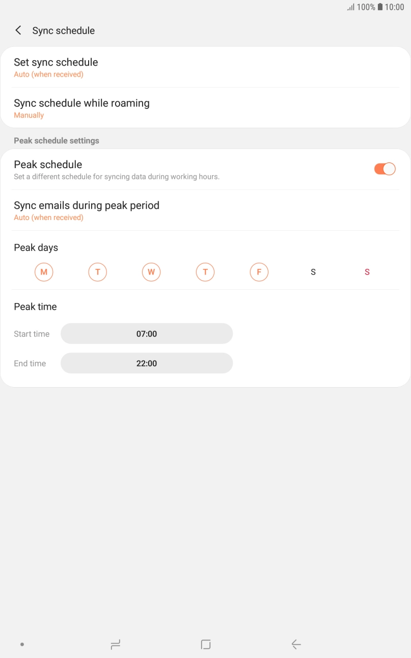 Press the Return key.