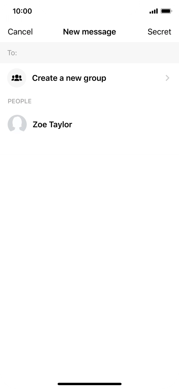 Press the field next to 