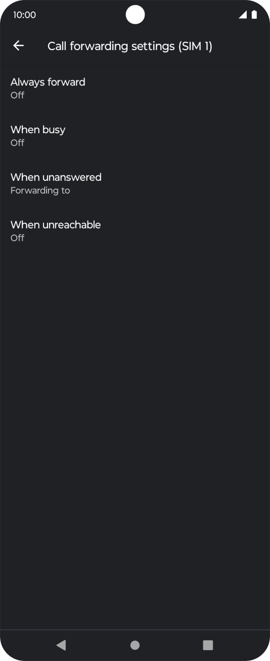 Press the Home key to return to the home screen.