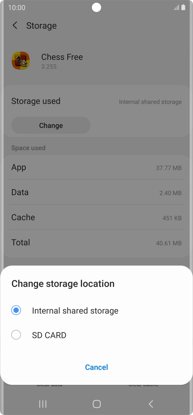 Press SD card. Press SD card.