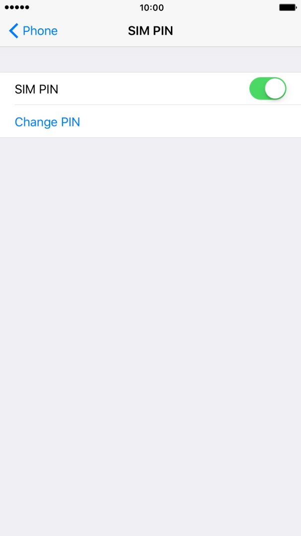 Press the indicator to turn the function on or off.