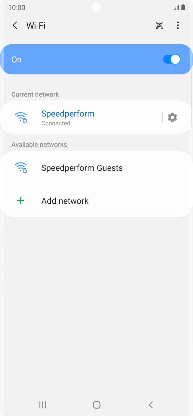 Press the Home key to return to the home screen.