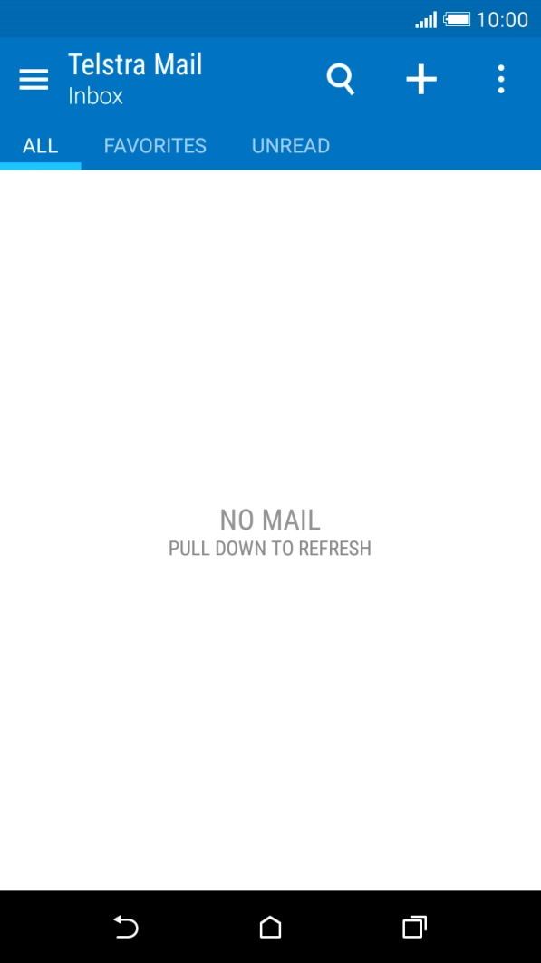 Press the Home key to return to the home screen.