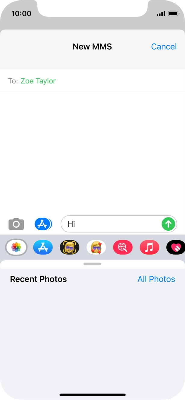 Press All Photos and go to the required folder.