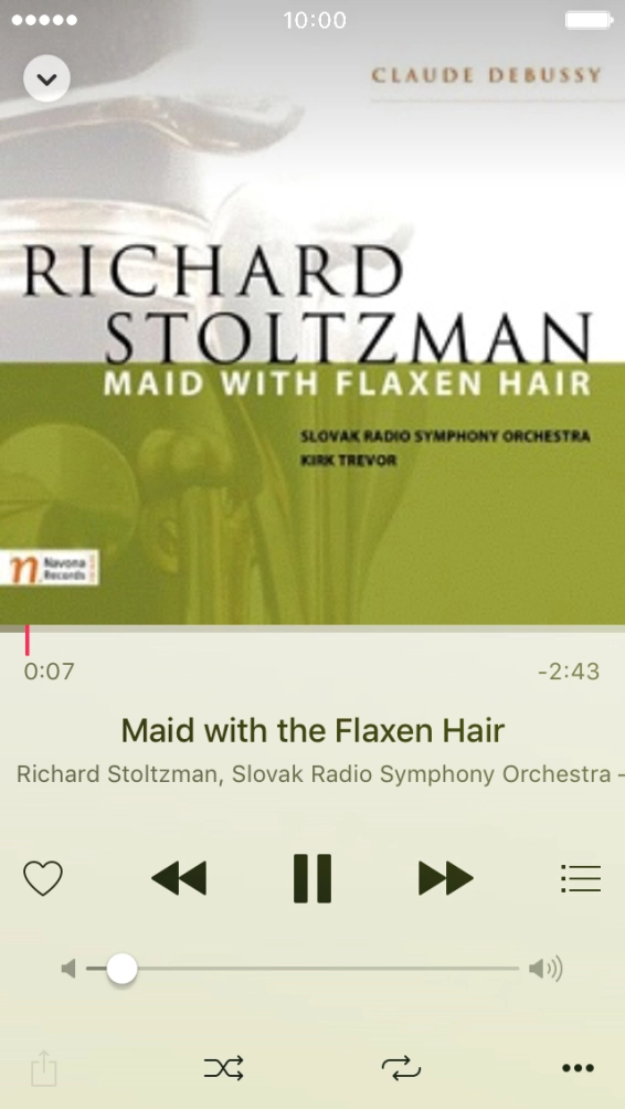 Press arrow right to go to the next audio file.