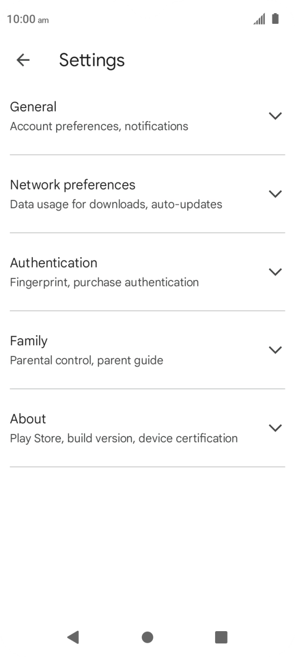 Press Network preferences.