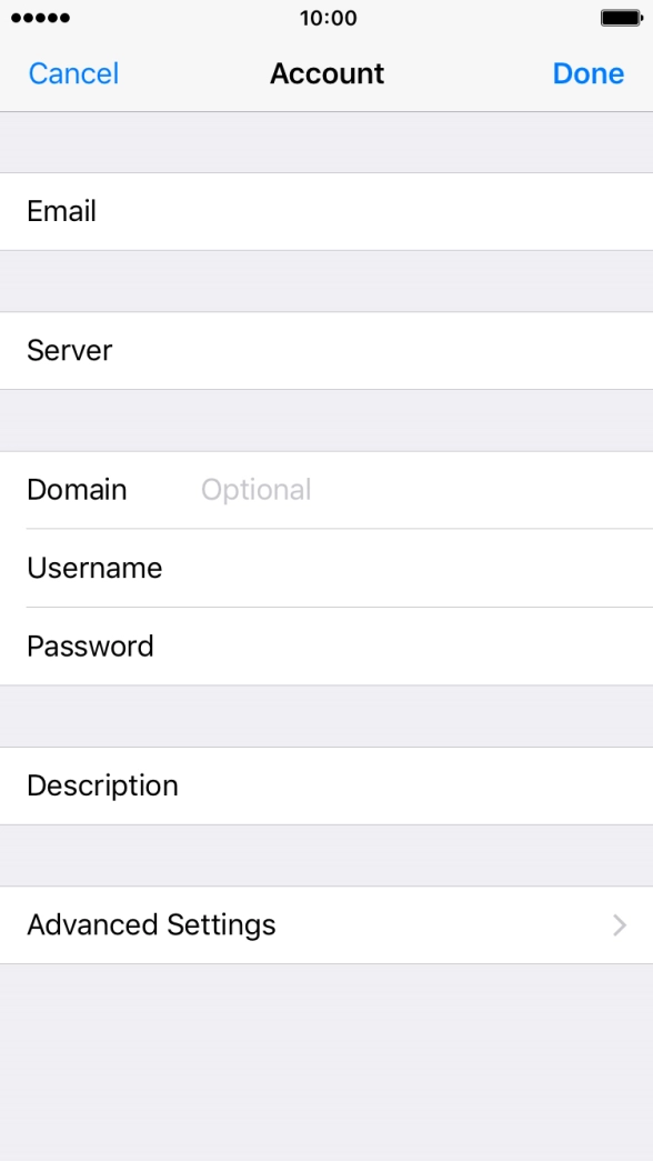 Press Advanced Settings. Press Advanced Settings.