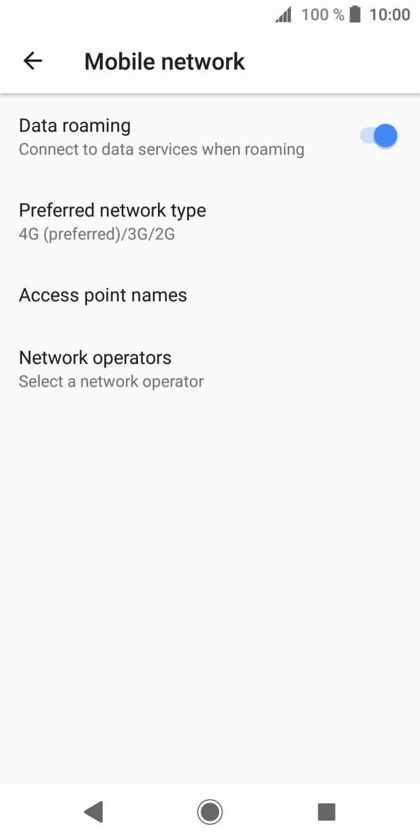 Press the Home key to return to the home screen.