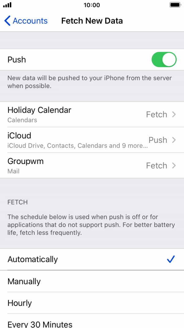 Press the indicator next to Press the indicator next to