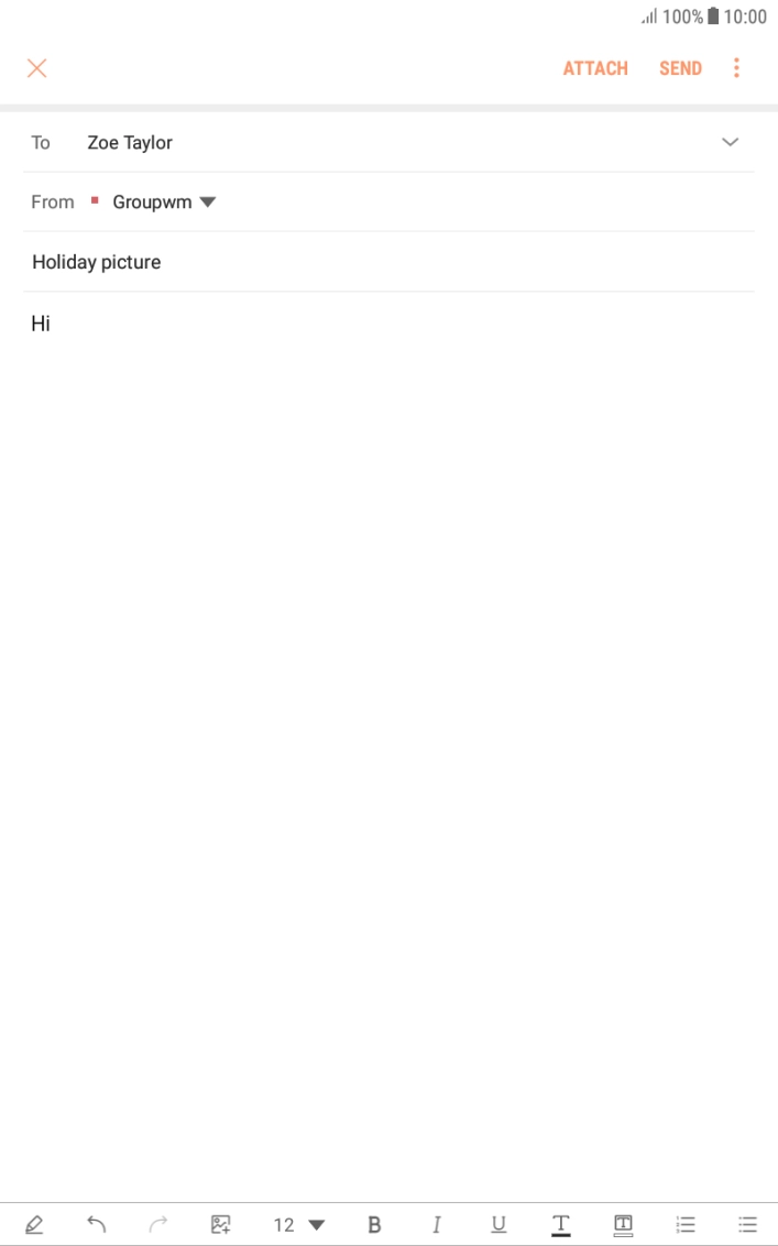 Press ATTACH and go to the required folder.