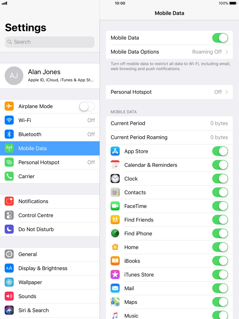 Press the indicator next to Press the indicator next to