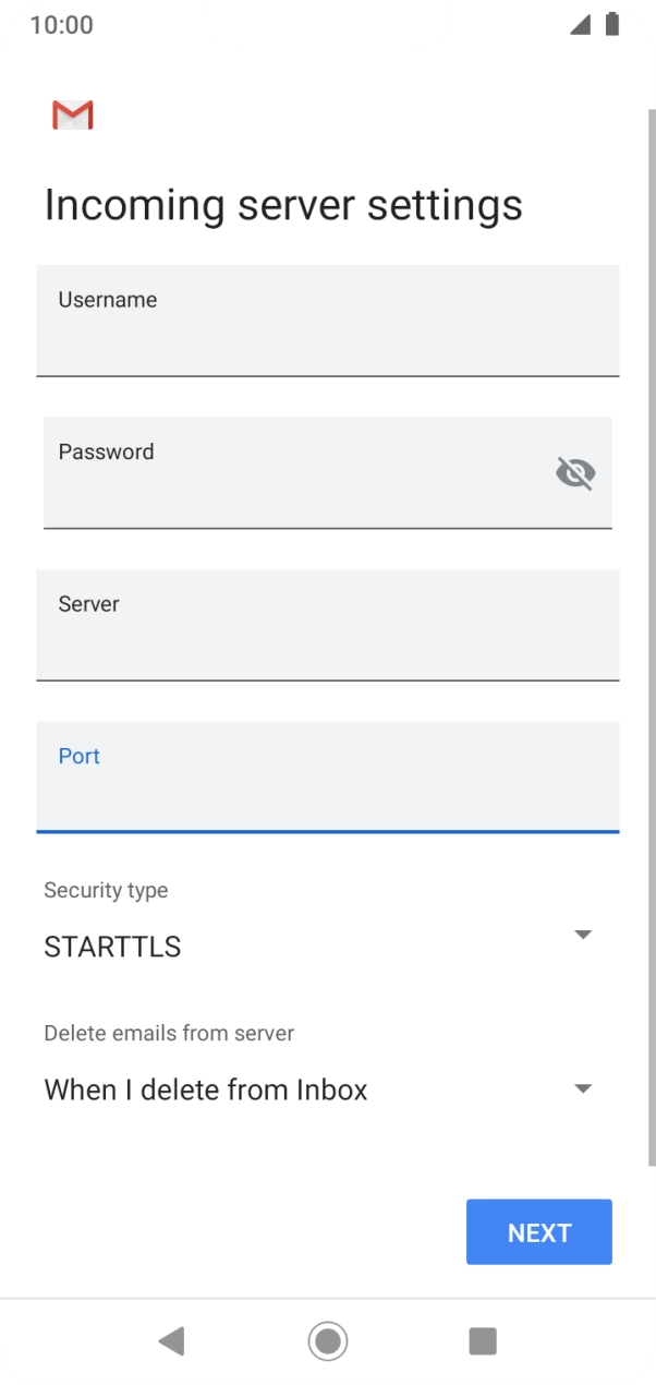 Press the drop down list below Press the drop down list below