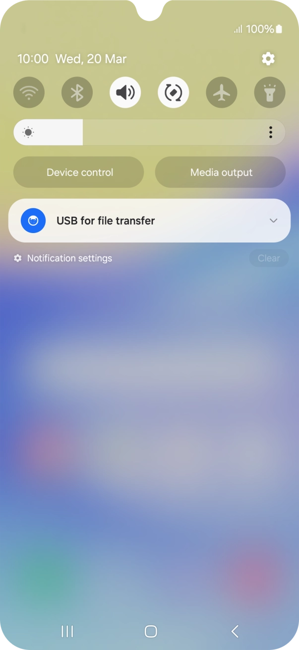 Press the drop down list.