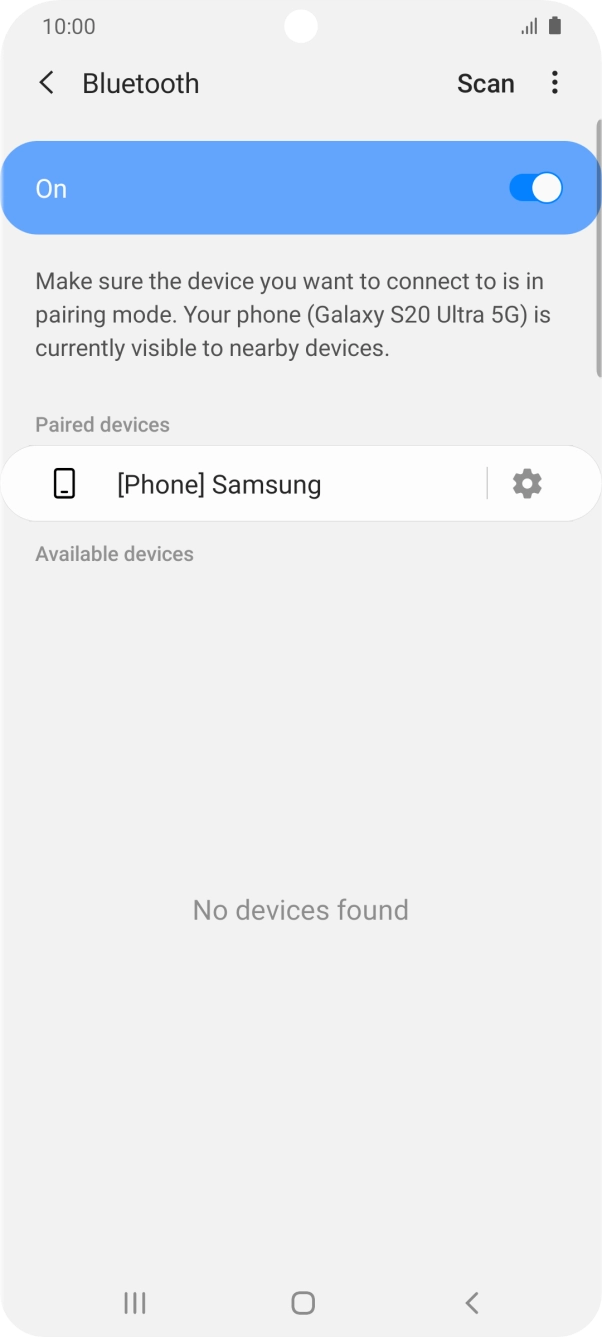 Press the Home key to return to the home screen.