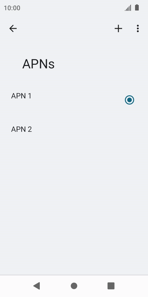 Press the Home key to return to the home screen.