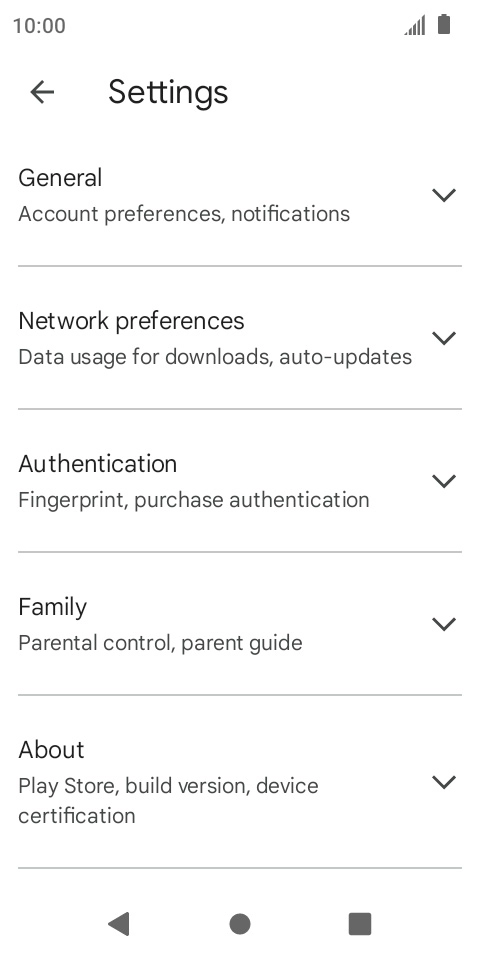 Press Network preferences.