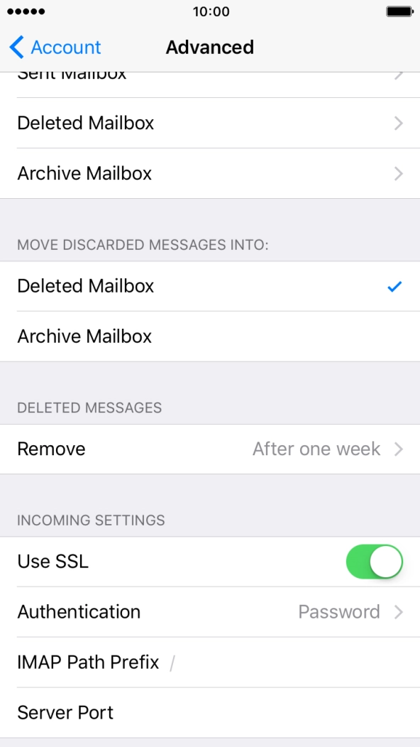 Press Use SSL to turn on the function. Press Use SSL to turn on the function.