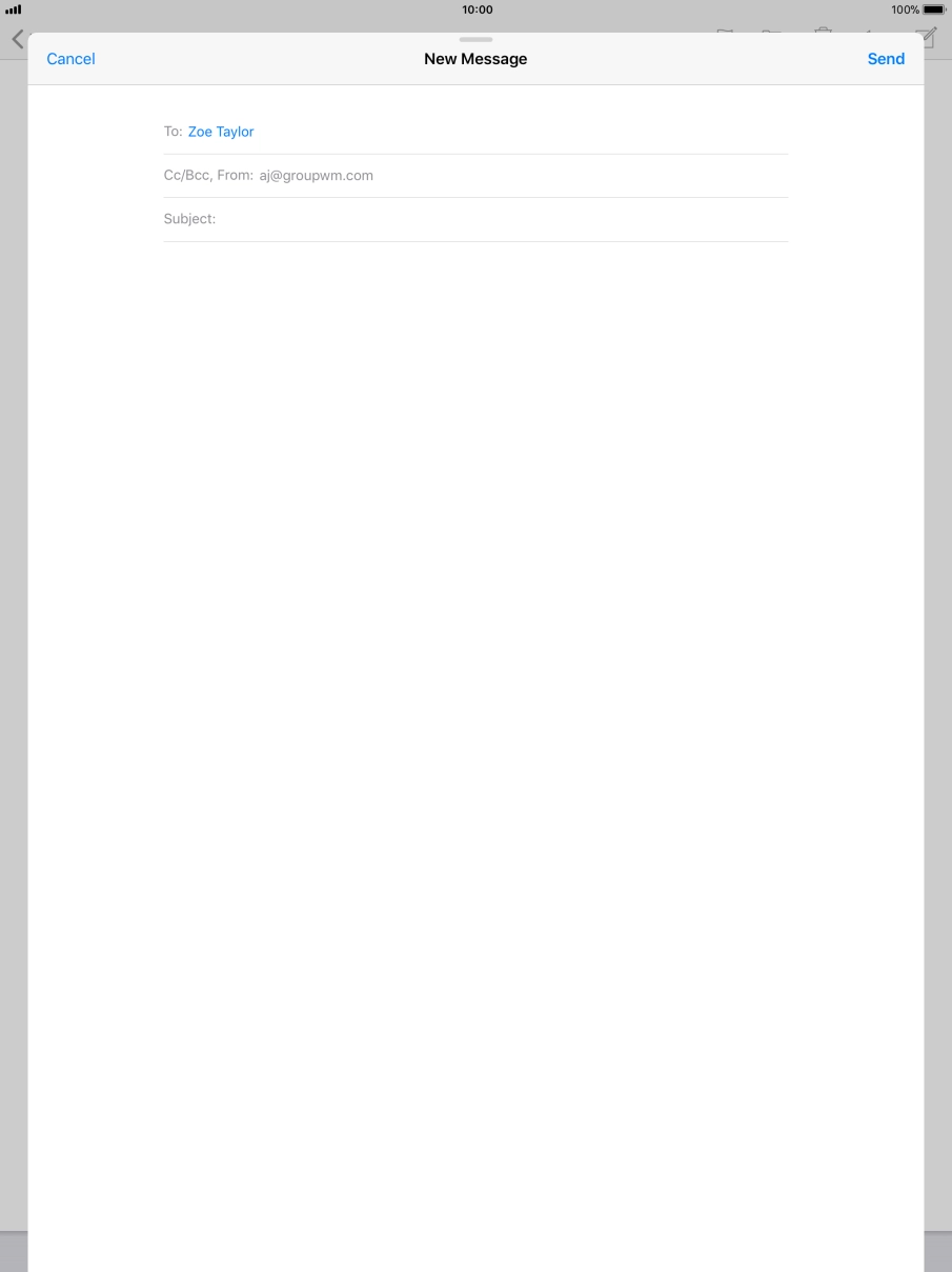 Press Subject and key in the required subject.