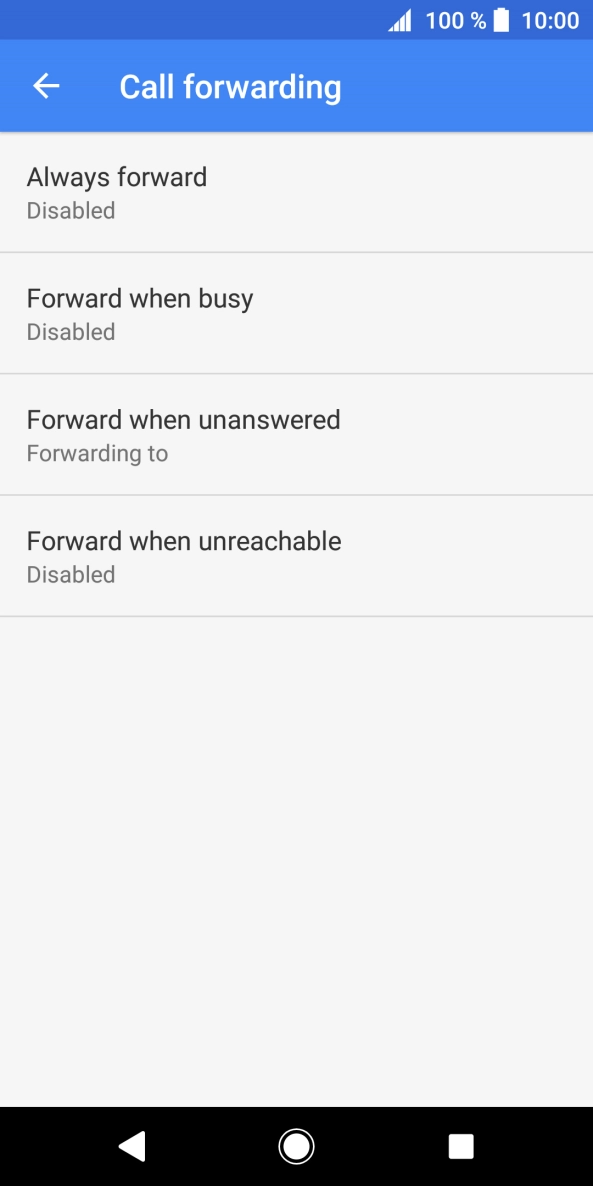 Press the Home key to return to the home screen.