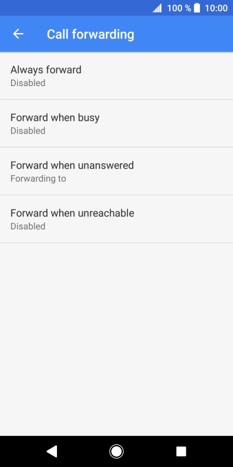 Press the Home key to return to the home screen.