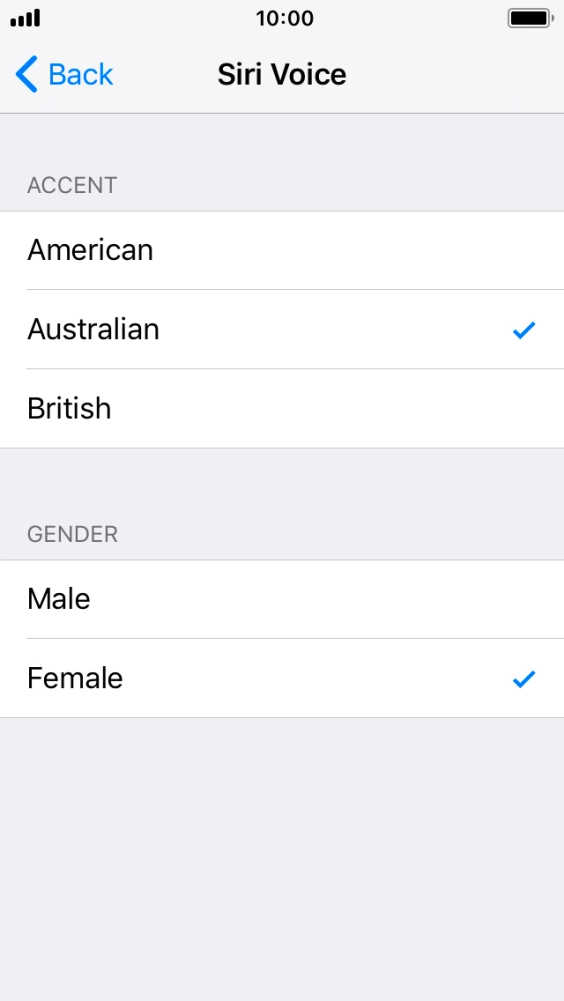Press the required accent. Press the required accent.