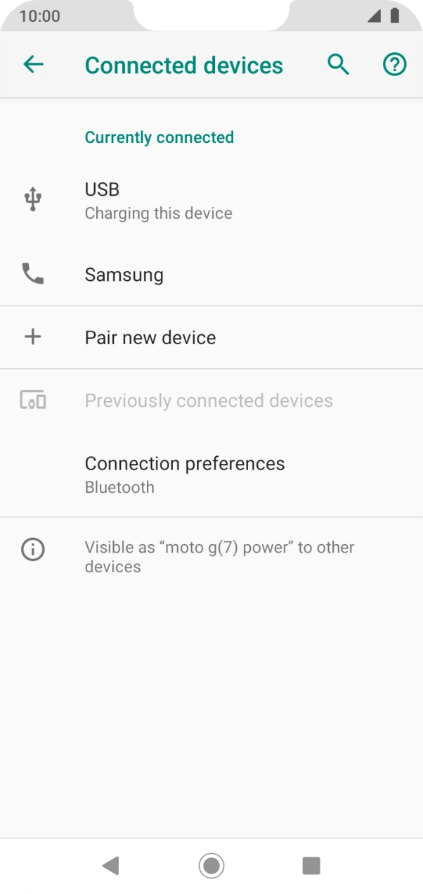 Press the Home key to return to the home screen.