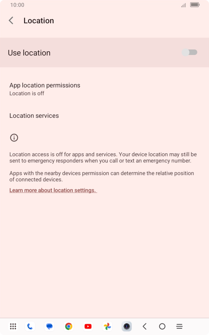 Press the indicator next to Press the indicator next to