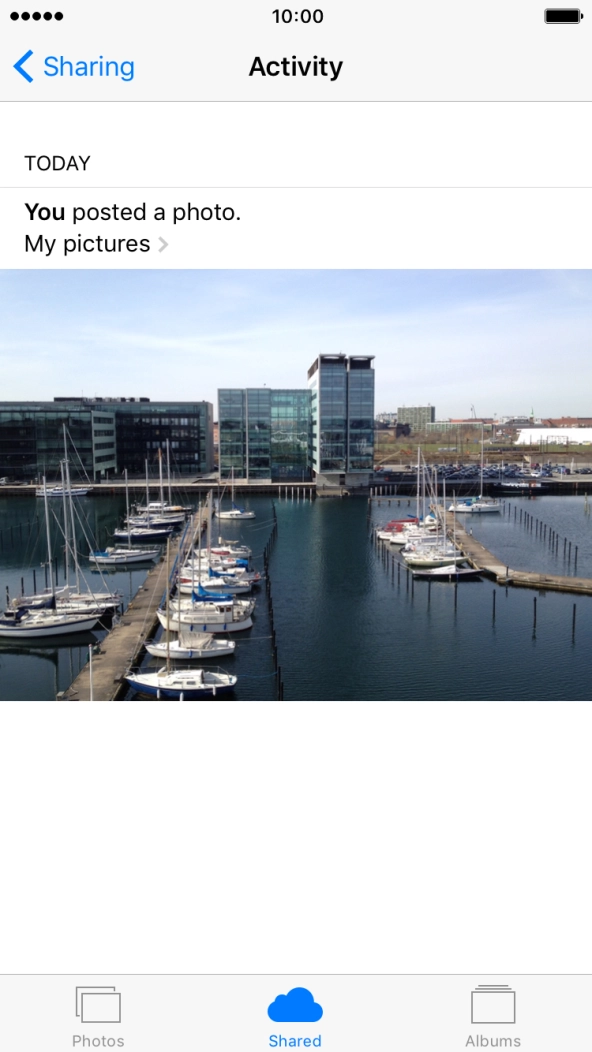 Press the Home key to return to the home screen.
