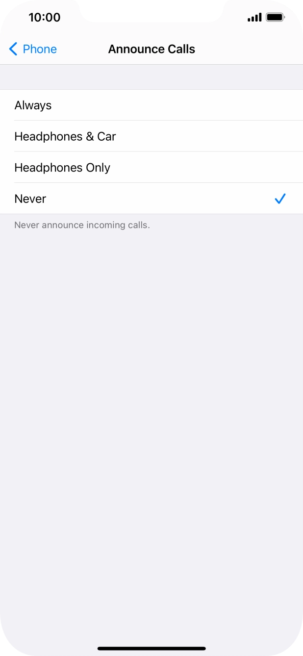 Press Always to turn on the function when silent mode is turned off.