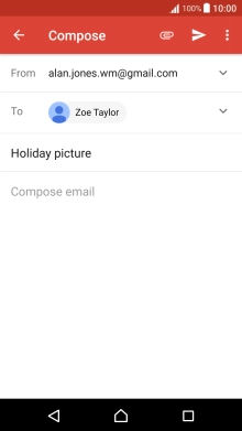 Press the text input field.