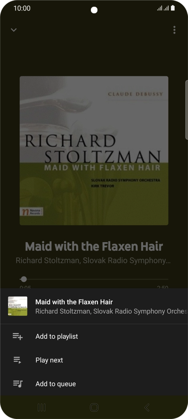 Press Add to playlist.