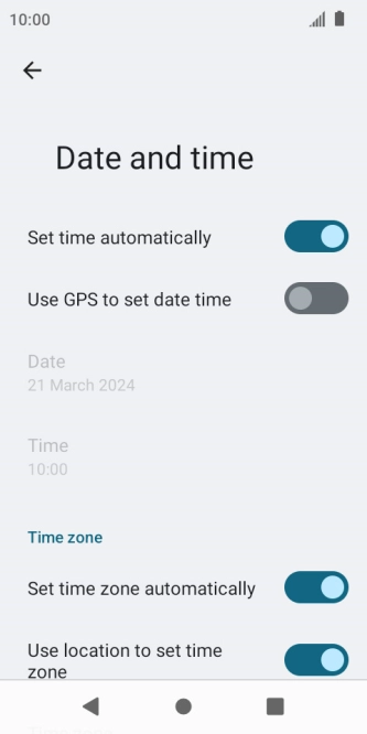 Press the Home key to return to the home screen.