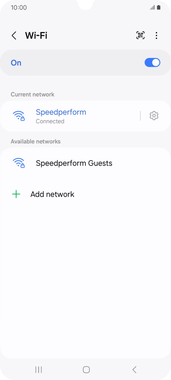 Press the Home key to return to the home screen.