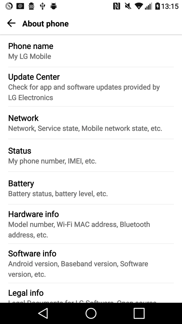 Press Software info.