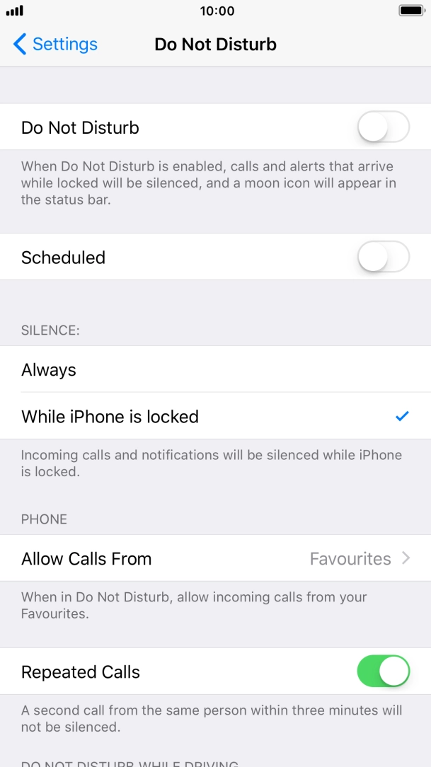 Press the indicator next to Press the indicator next to
