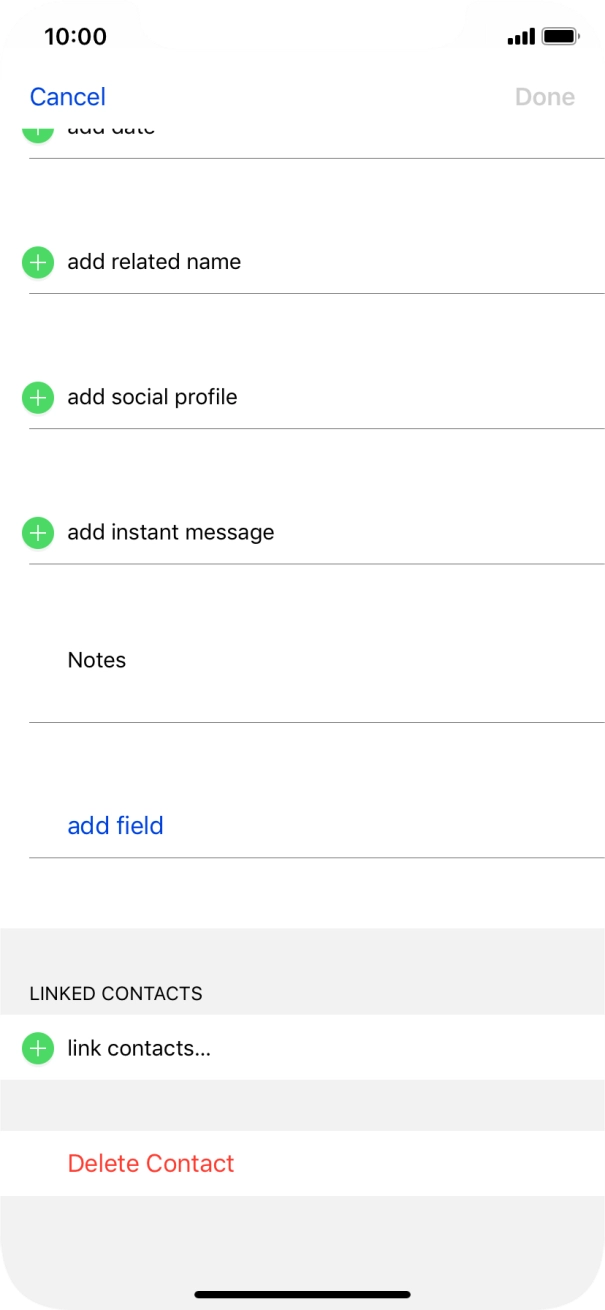 Press link contacts....