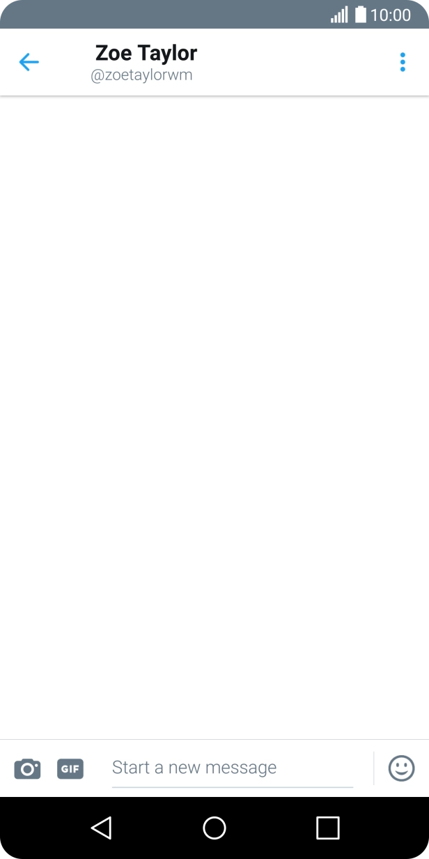 Press the text input field.