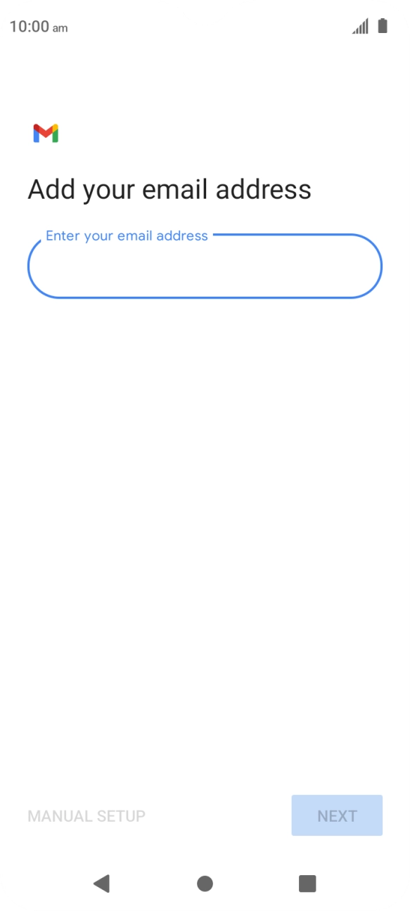 Press the field below 