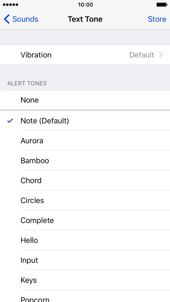 Press the required message tones to hear them.