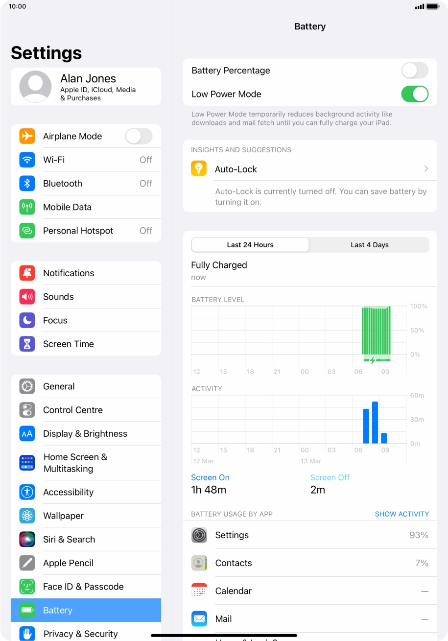Slide your finger upwards starting from the bottom of the screen to return to the home screen.