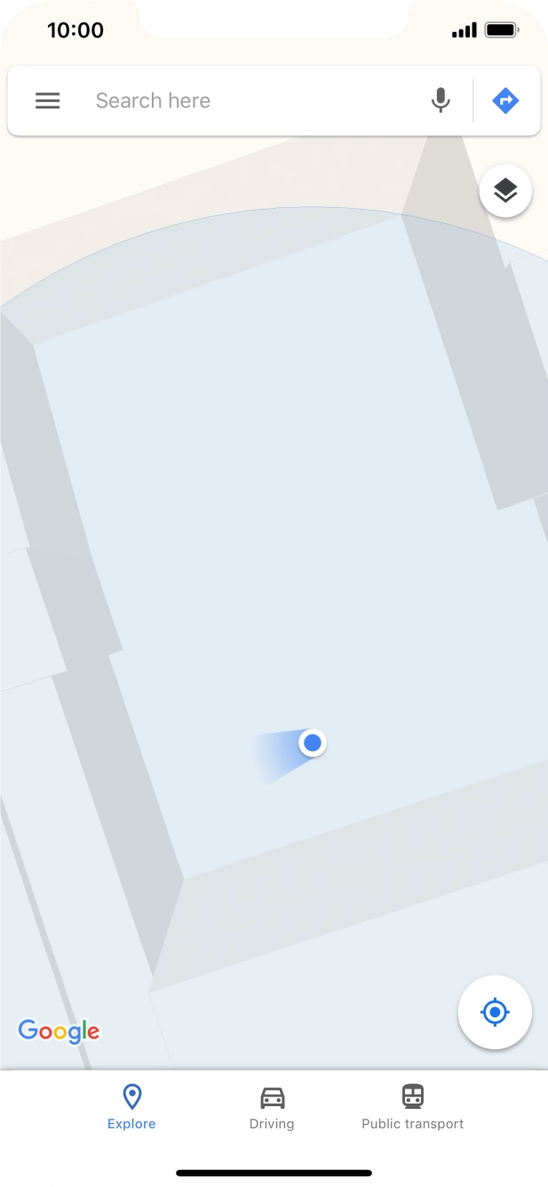 Press the search field and key in the required search word.
