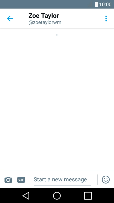Press the text input field.