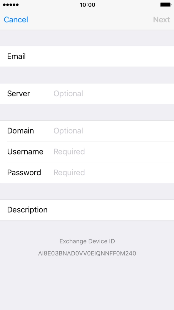 Press Server and key in the server address. Press Server and key in the server address.