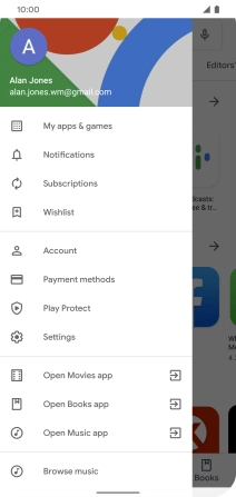 Press Settings. Press Settings.